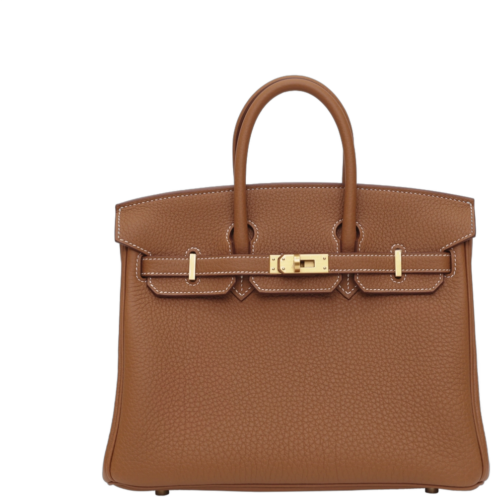 Hermès Birkin 25 in Gold Togo leather
